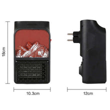 Portable Electric Fireplace lamp LED Flame Heater (1000w / 1 Pc)